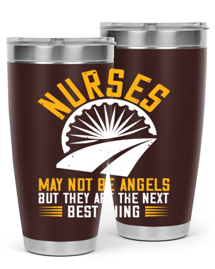 nurses may not be angels Style 265#- nurse- tumbler