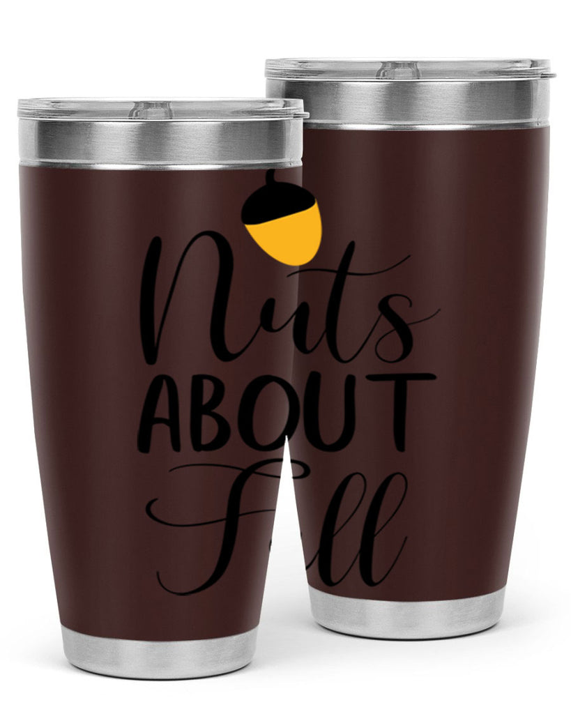 nuts about fall 445#- fall- Tumbler