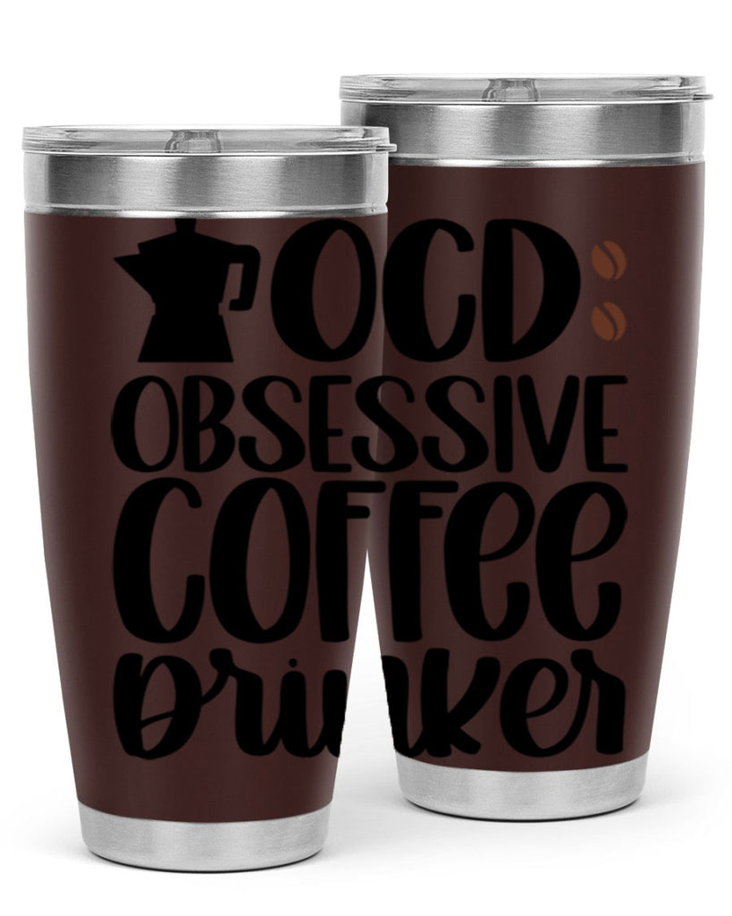 ocd obsessive coffee drinker 54#- coffee- Tumbler