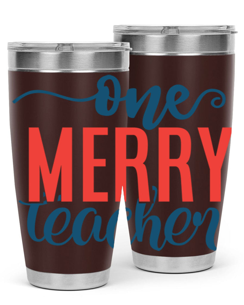 one merry teacher Style 161#- teacher- tumbler