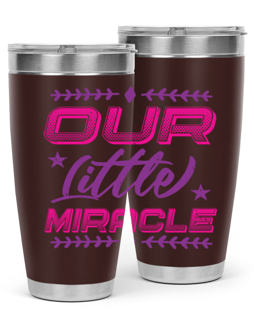 our little miracle Style 23#- baby shower- tumbler