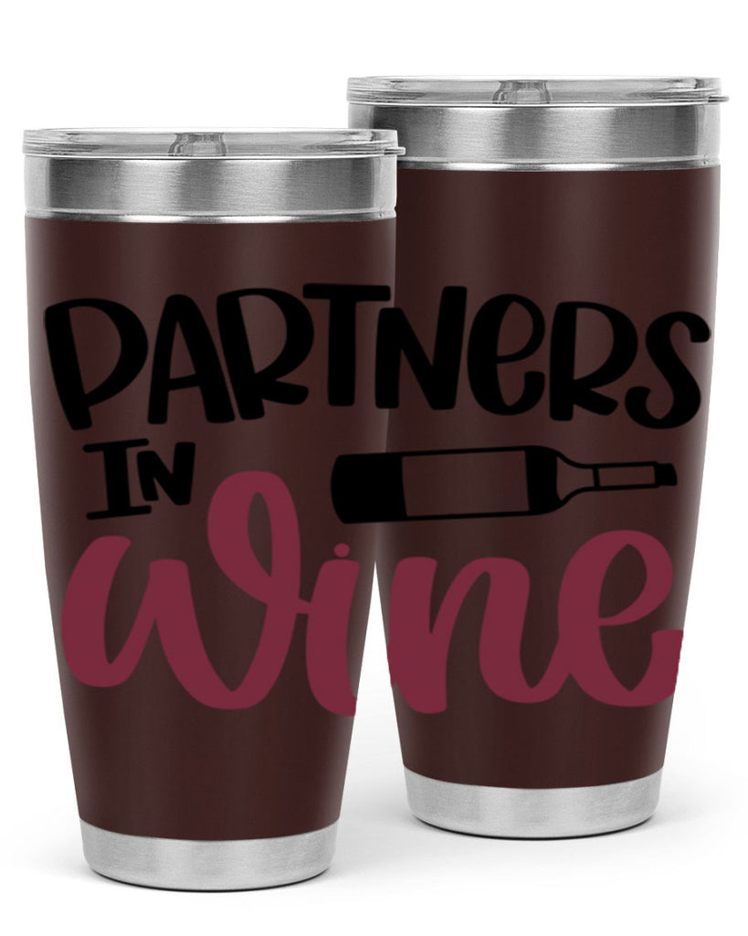 partners in wine 32#- wine- Tumbler