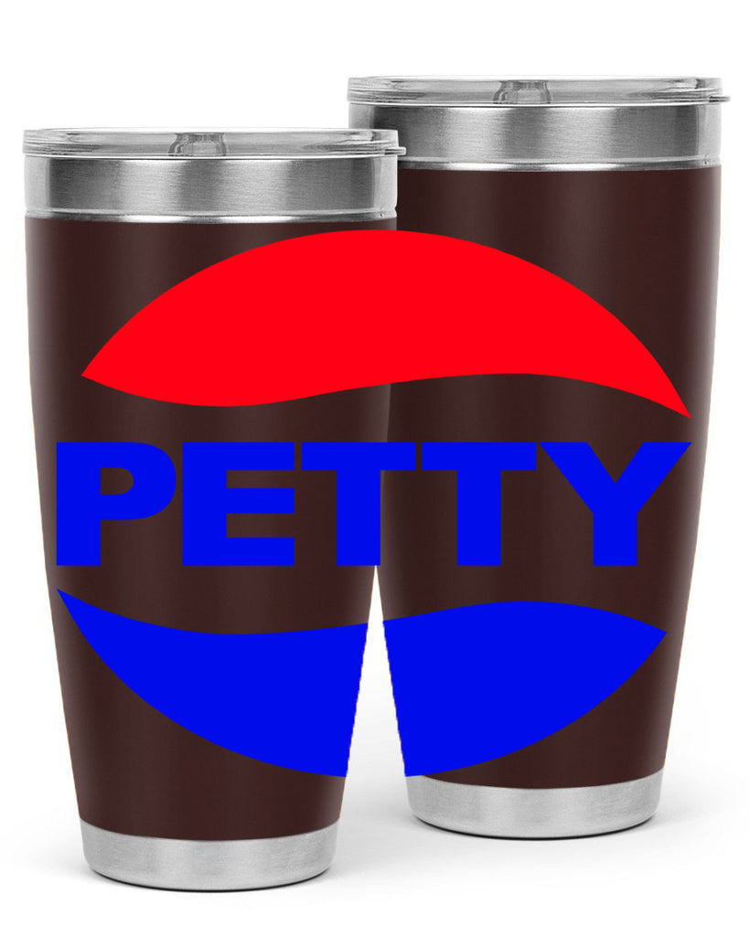 petty  pepsi 54#- black words phrases- Cotton Tank