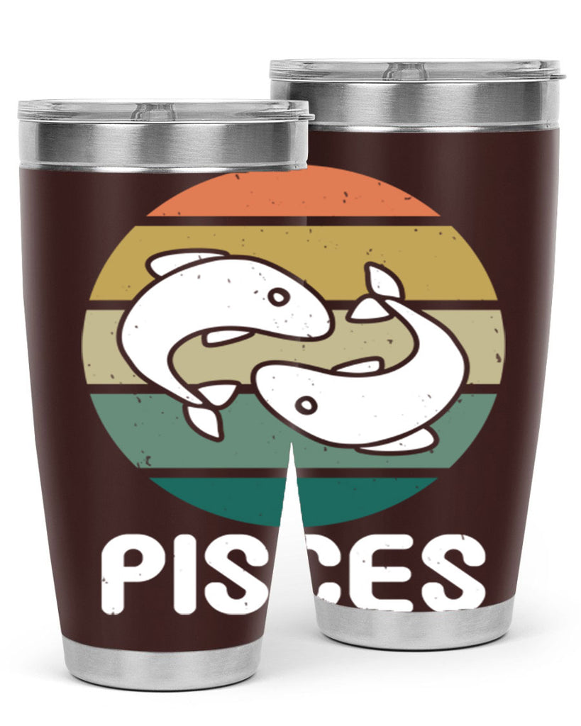 pisces 346#- zodiac- Tumbler