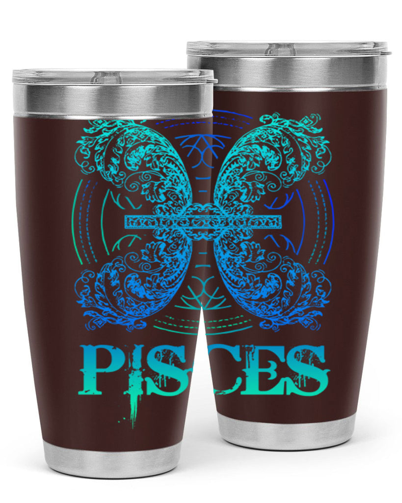 pisces Zodiac 381#- zodiac- Tumbler