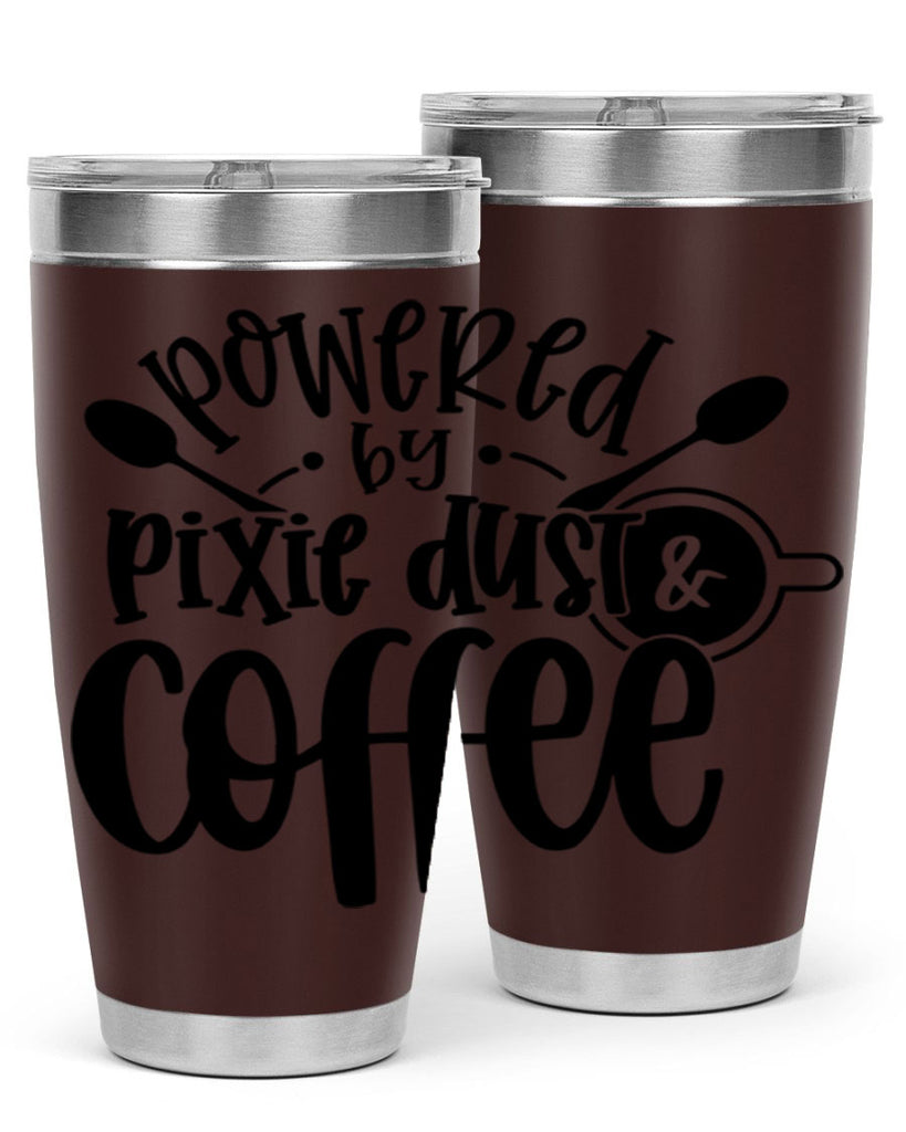 powered by pixie dust coffee 42#- coffee- Tumbler