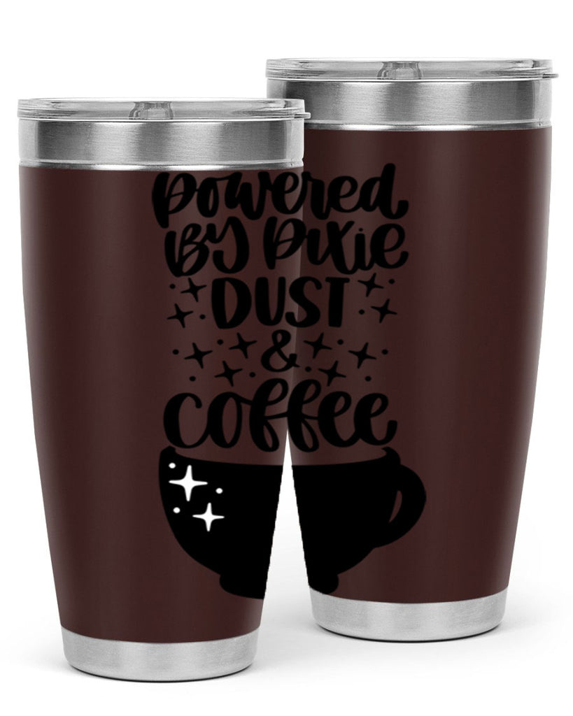 powered by pixie dust coffee 43#- coffee- Tumbler