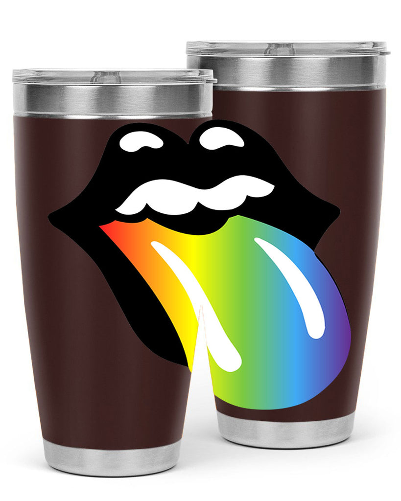 rainbow mouth and tongue 5#- lgbt- Tumbler