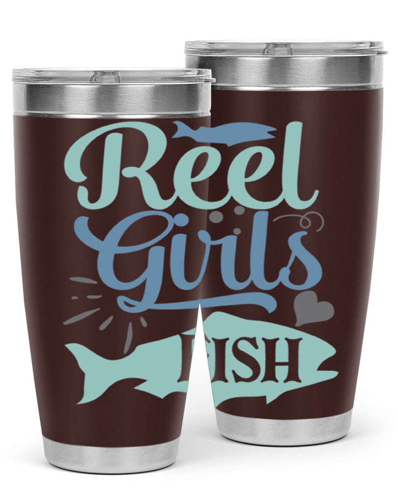 reel girls fish 198#- fishing- Tumbler