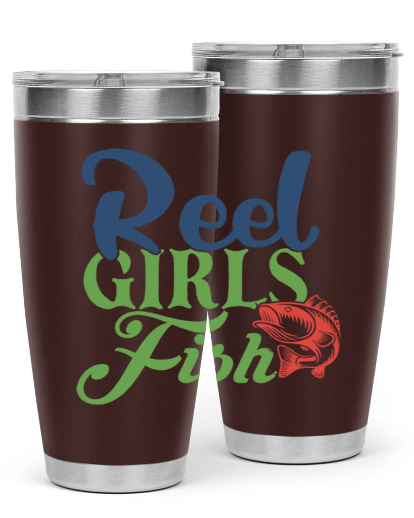 reel girls fish 199#- fishing- Tumbler