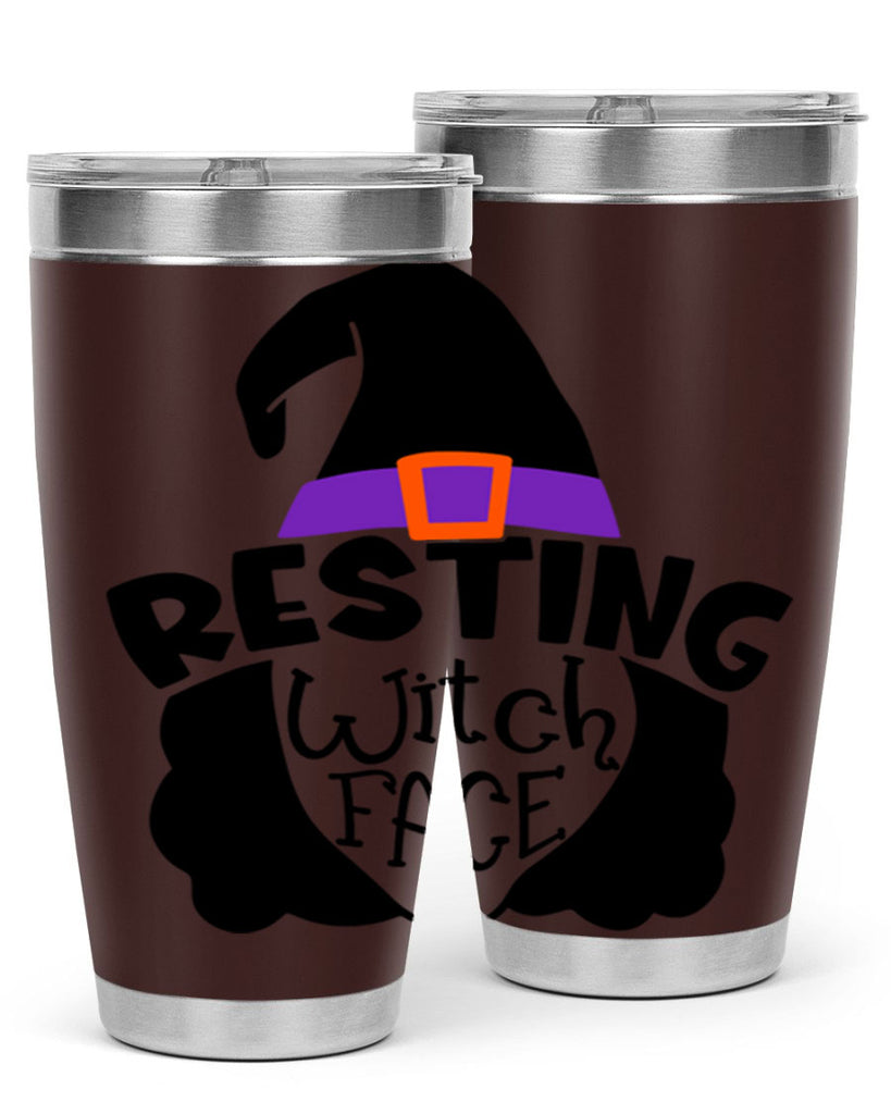 resting witch face 28#- halloween- Tumbler