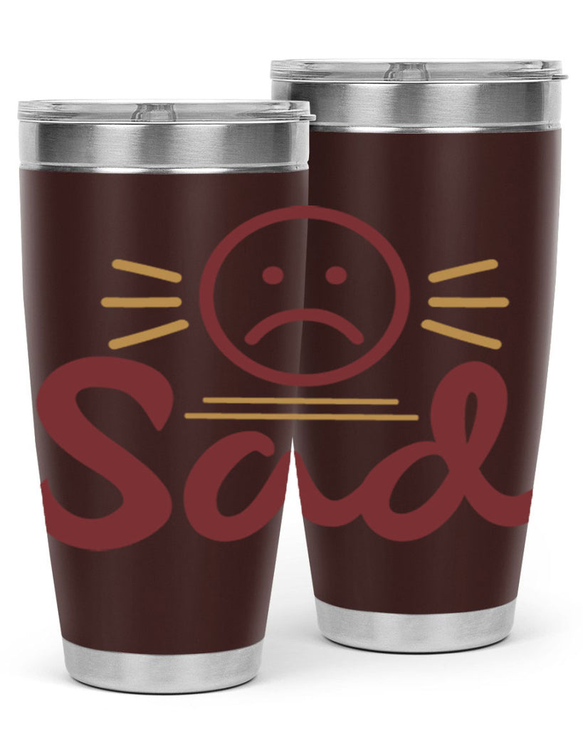 sad 5#- fathers day- Tumbler