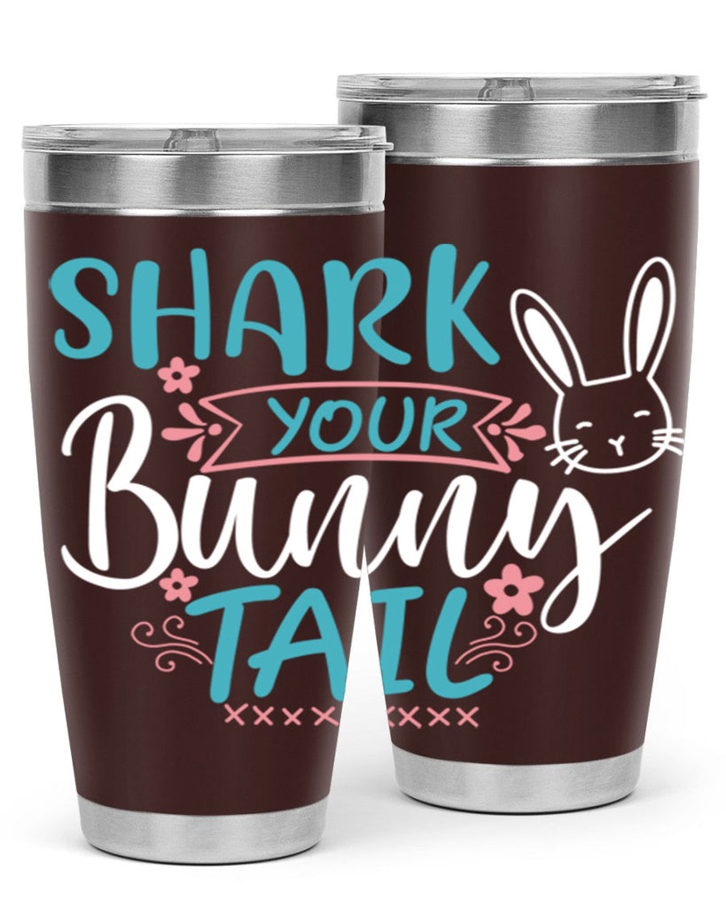 shark your bunny tail 9#- easter- Tumbler