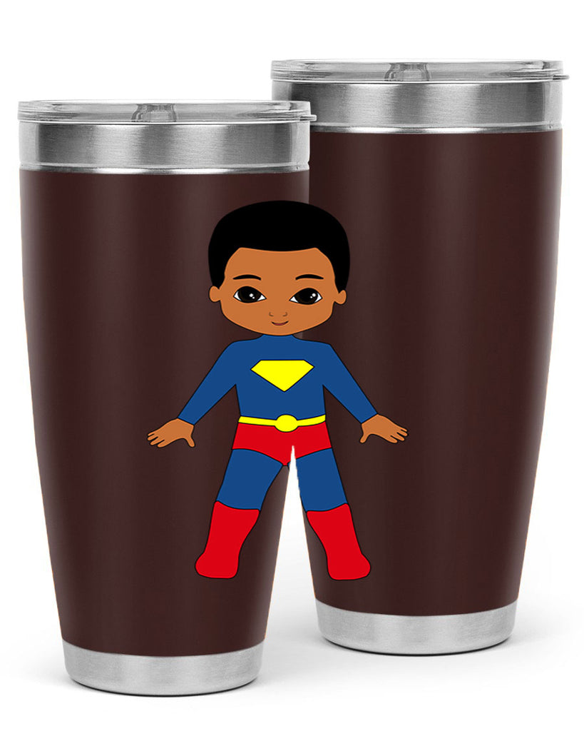 super kid 2#- black men - boys- tumbler