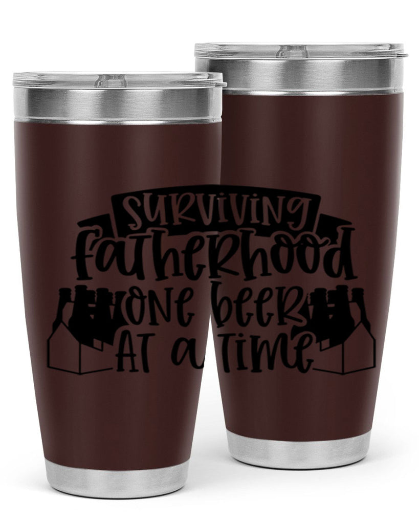surviving fatherhood one beer at a time 19#- fathers day- Tumbler