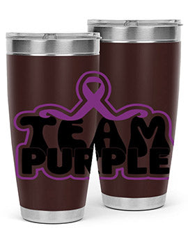 team purple 216#- alzheimers- Tumbler