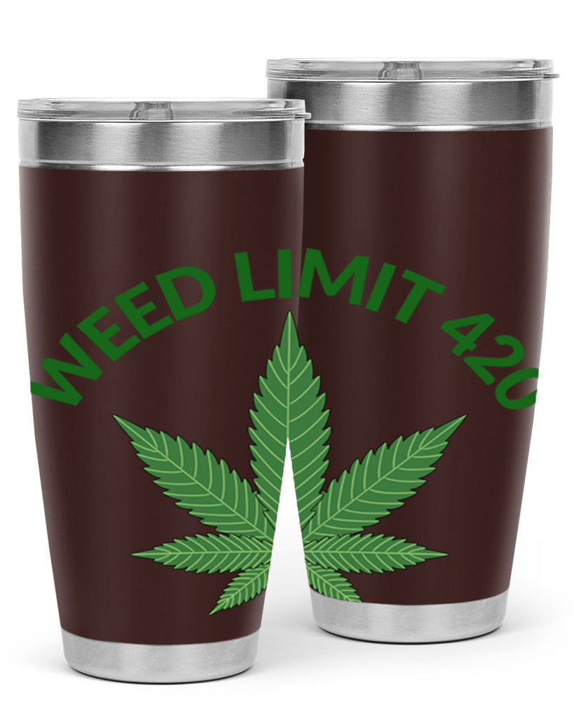 weed limit 420 sd 293#- marijuana- Tumbler