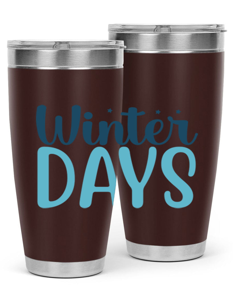 winter days 499#- winter- Tumbler