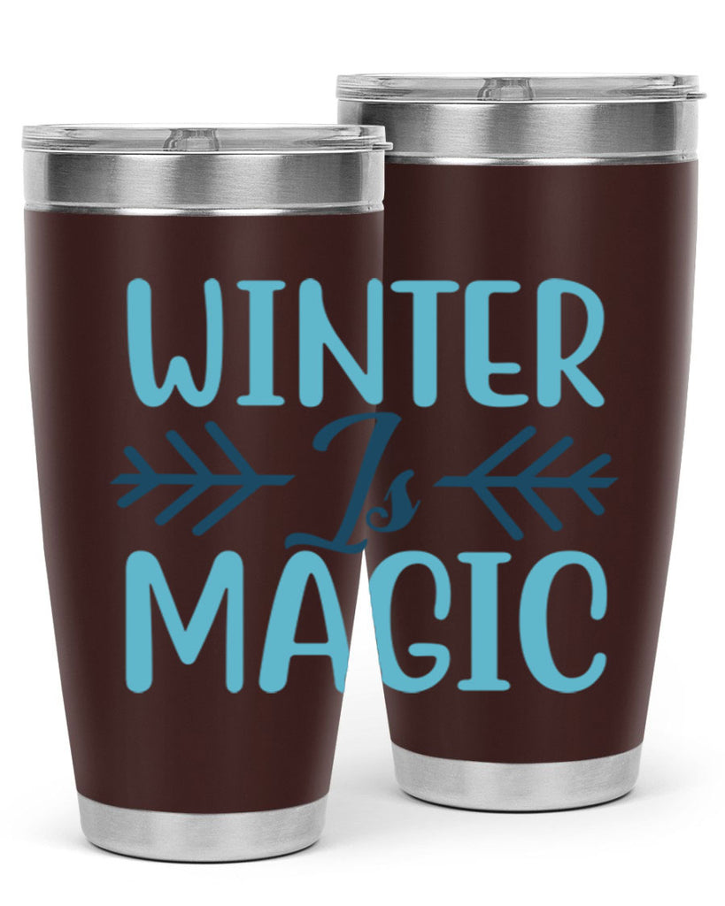 winter is magic 506#- winter- Tumbler