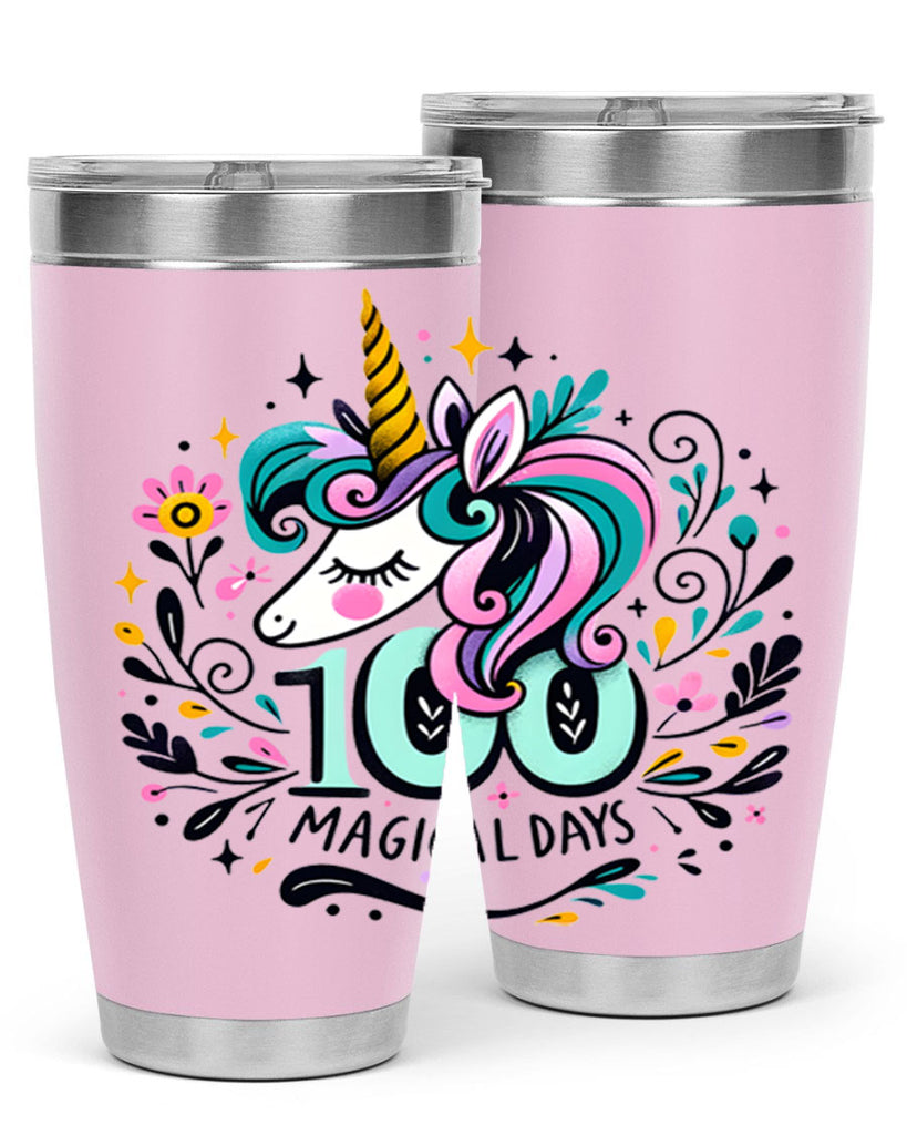 100 Day Magical Sublimation 27#- 100 days of school- Tumbler