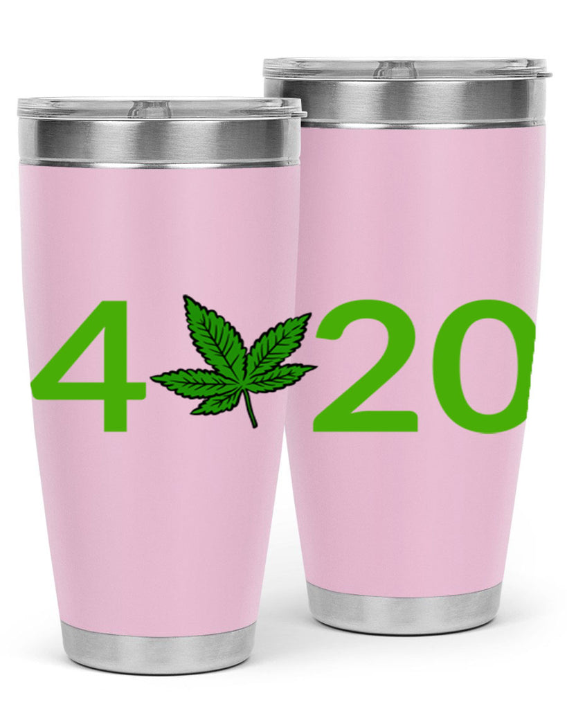 4 cannabis 20#- marijuana- Tumbler