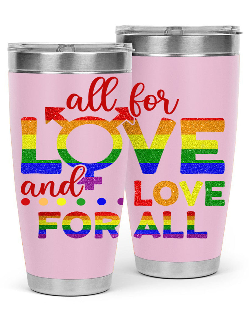 All For Love Love For All Lgbt Design 45#- lgbt- Tumbler