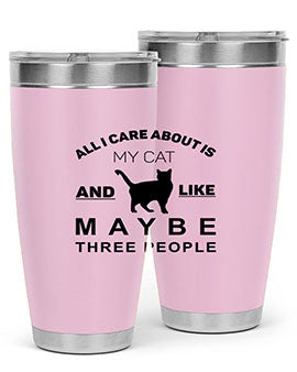 All I Care About is Style 26#- cat- Tumbler