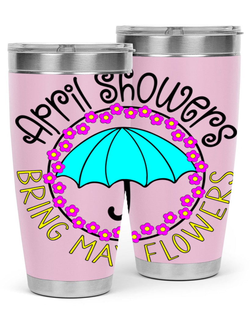 April showers21#- spring- Tumbler