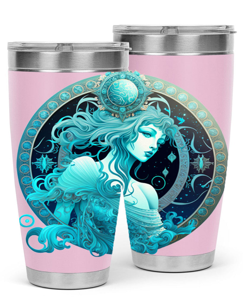 Aquarius 63#- zodiac- Tumbler