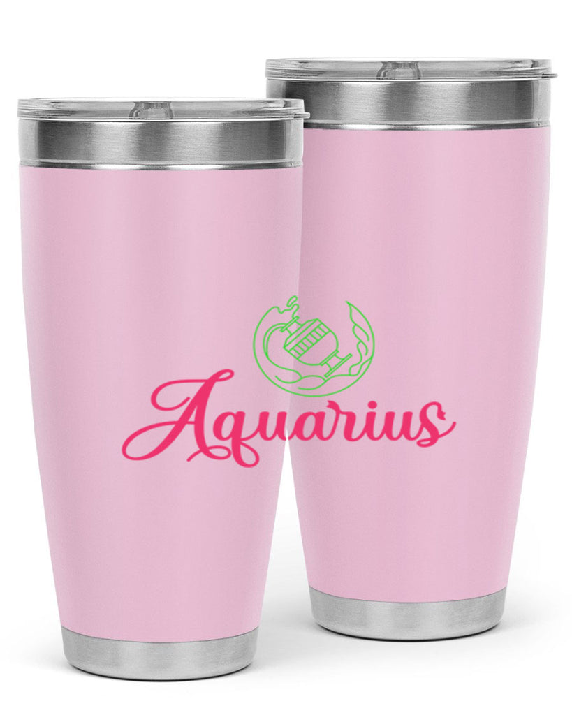 Aquarius 70#- zodiac- Tumbler