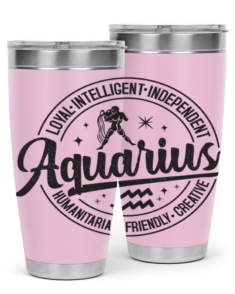 Aquarius 71#- zodiac- Tumbler