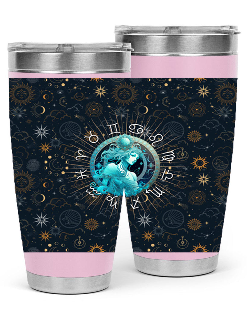 Aquarius Straight 66#- zodiac- Tumbler