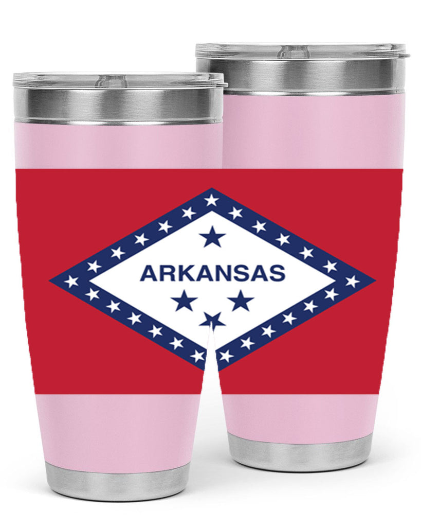 Arkansas 48#- Us Flags- Tumbler