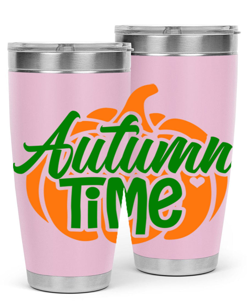 Autumn Time 34#- fall- Tumbler