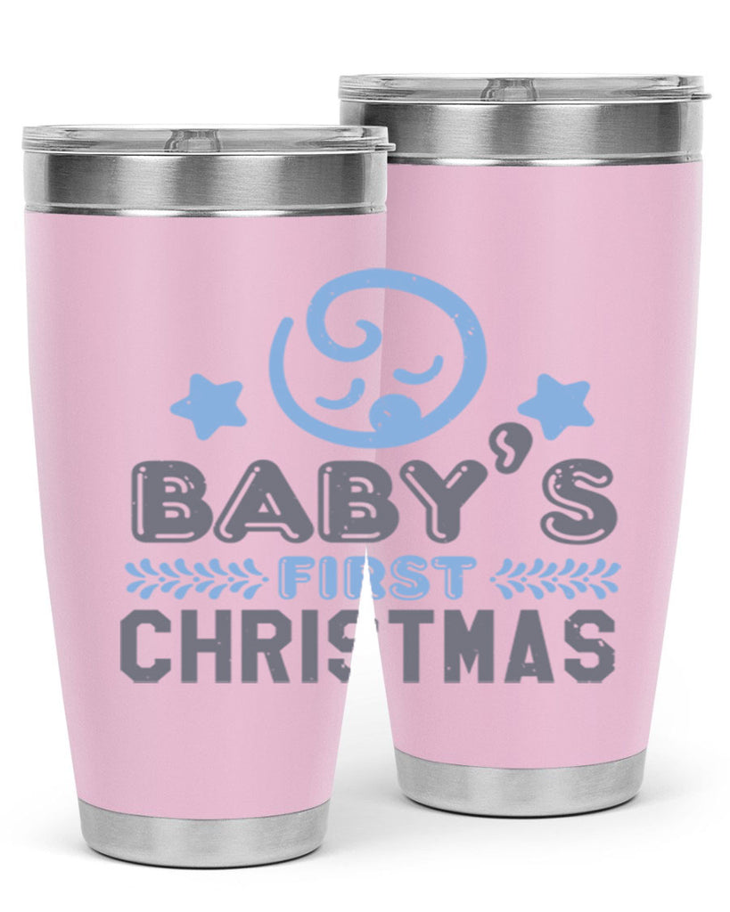 Baby First Christmas Style 2#- baby shower- tumbler
