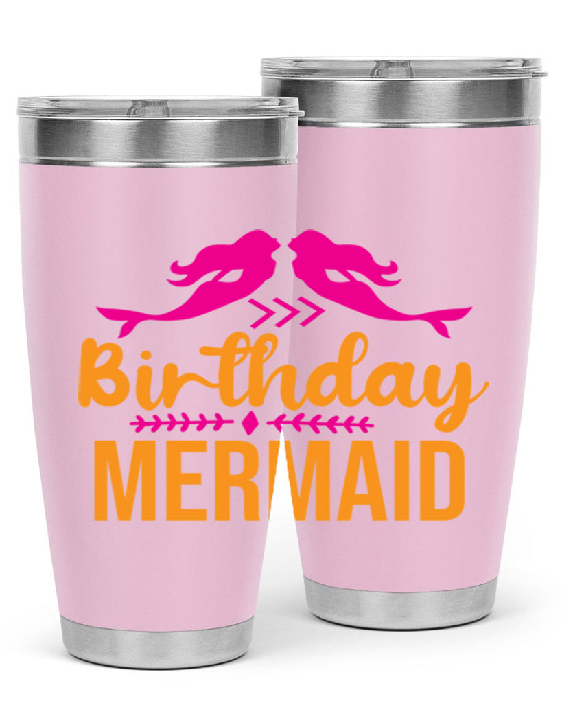 Birthday Mermaid 69#- mermaid- Tumbler