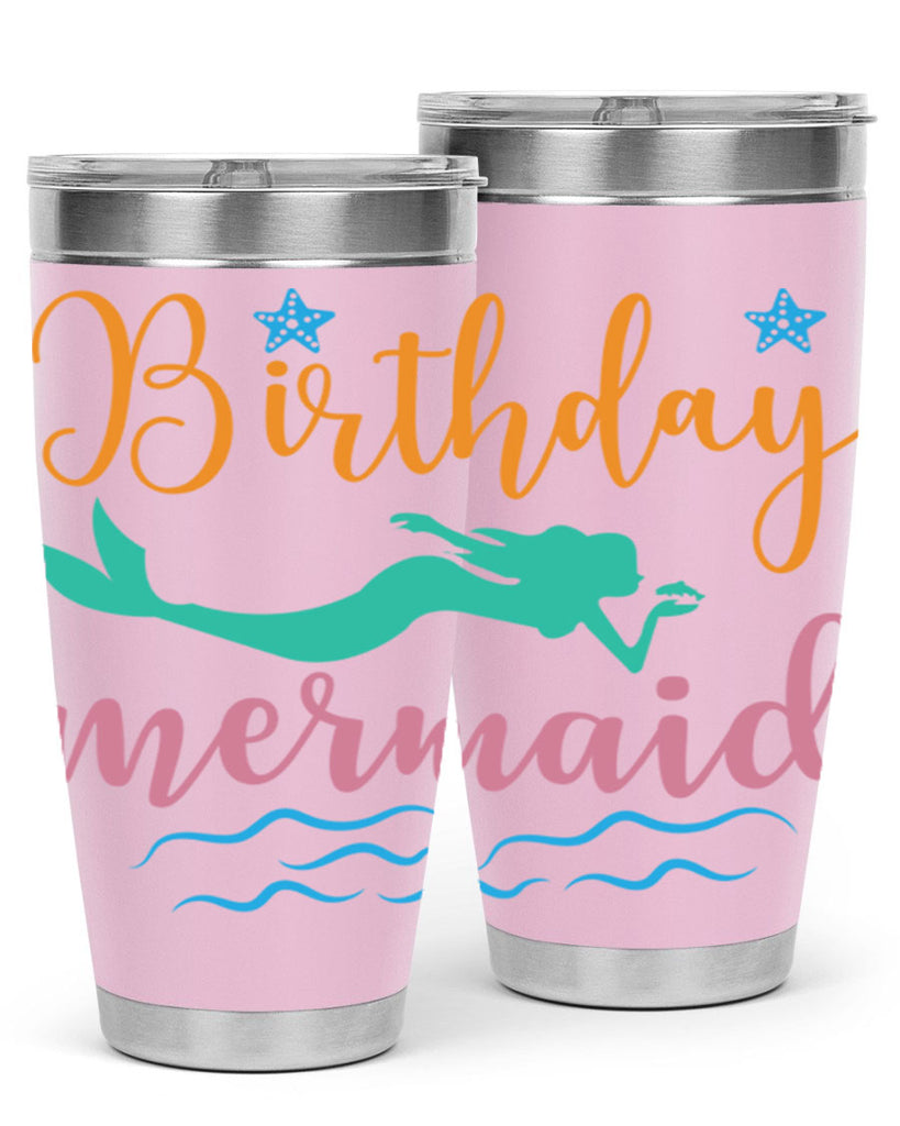 Birthday Mermaid Design 79#- mermaid- Tumbler