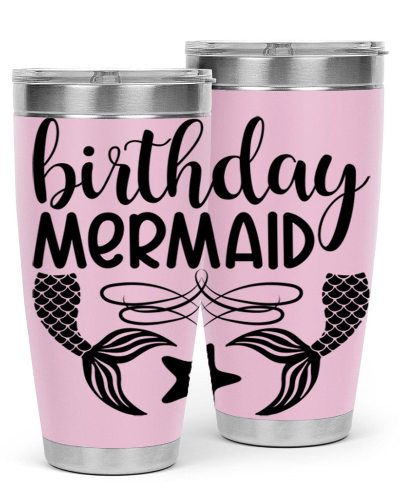 Birthday mermaid 76#- mermaid- Tumbler