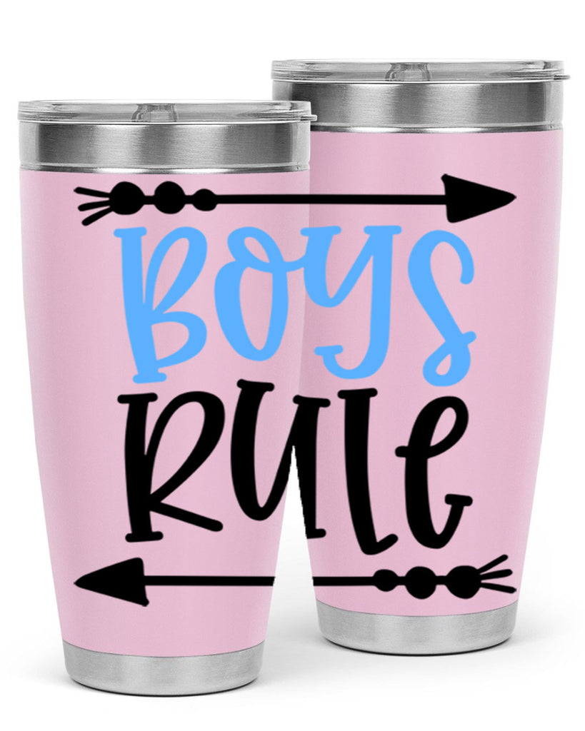 Boys Rule Style 108#- baby- tumbler