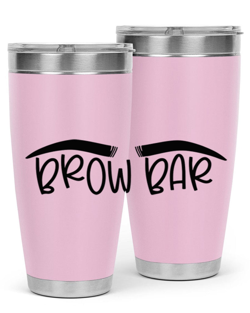 Brown Bar Style 124#- make up- Tumbler