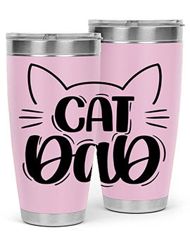 Cat Dad Style 81#- cat- Tumbler