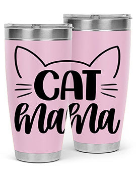 Cat Mama Style 84#- cat- Tumbler