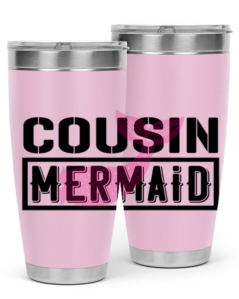 Cousin mermaid 87#- mermaid- Tumbler