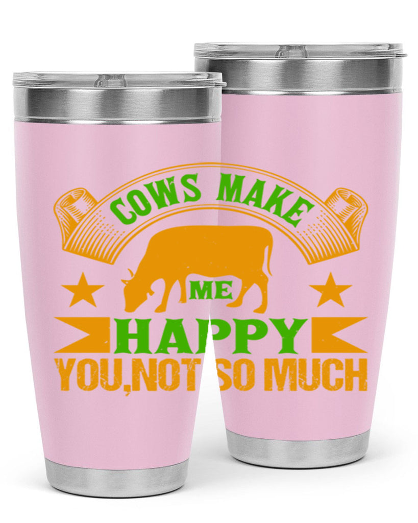 Cows make me happy 36#- farming and gardening- Tumbler