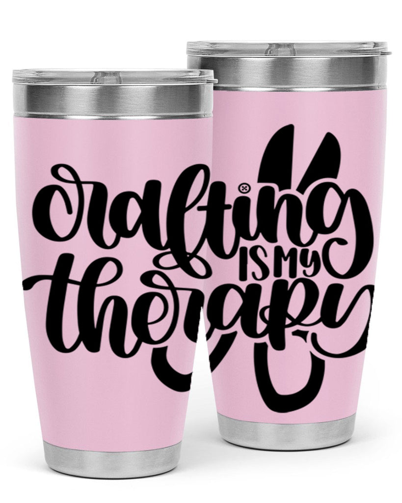 Crafting Is My Therapy 33#- crafting- Tumbler