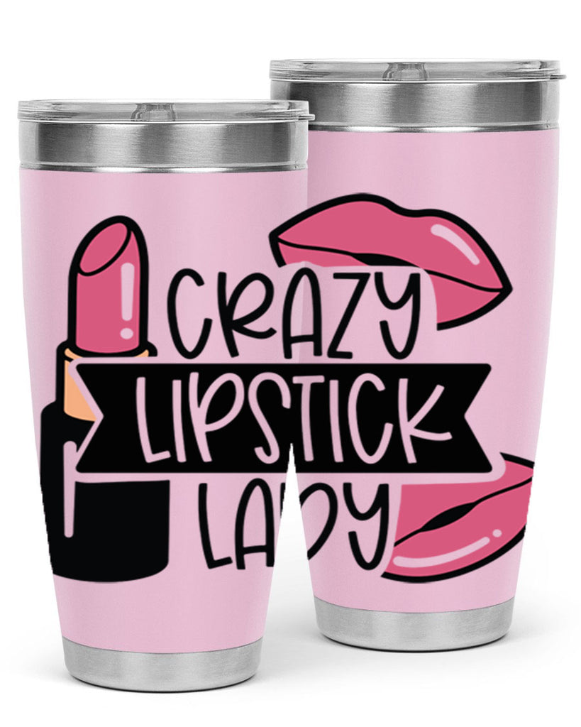 Crazy Lipstick Lady Style 108#- make up- Tumbler