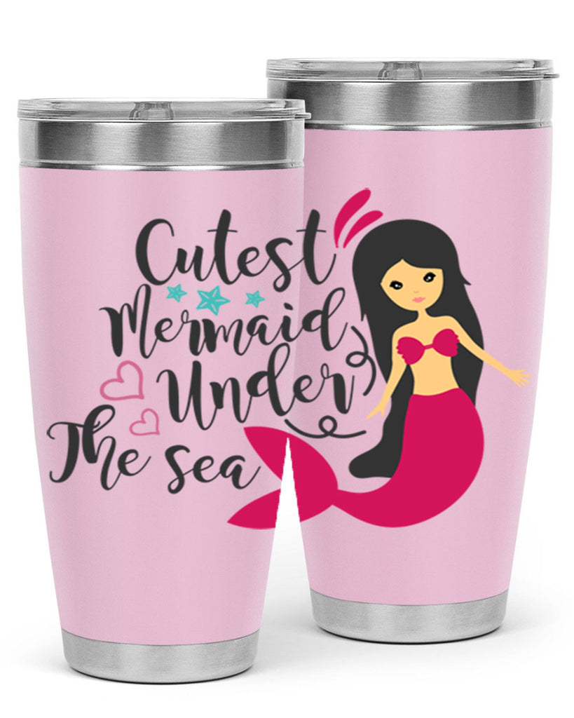 Cutest Mermaid under the sea 95#- mermaid- Tumbler