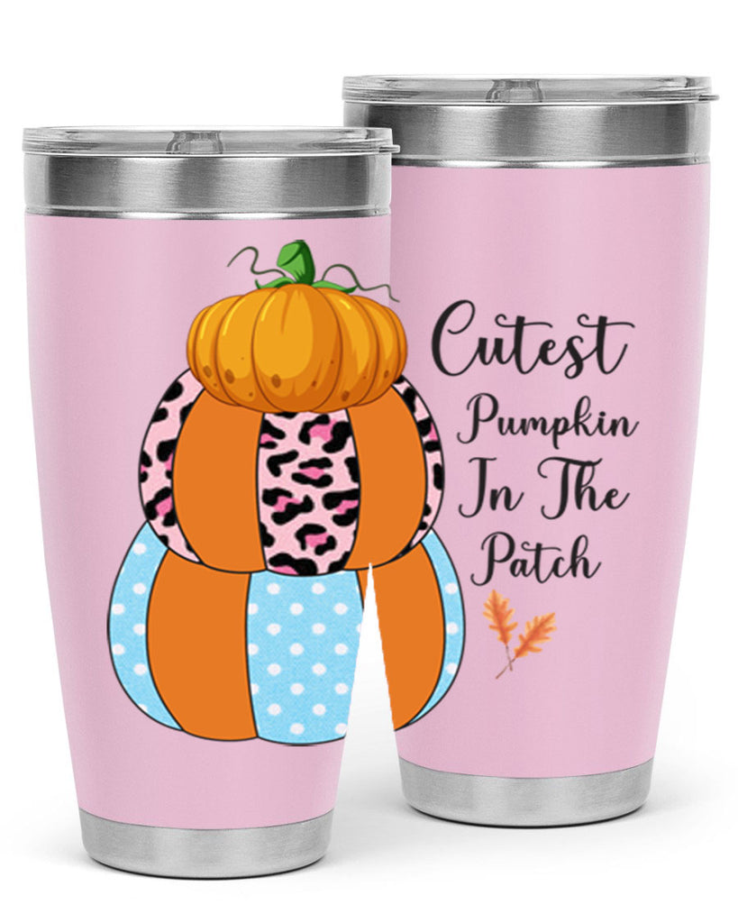 Cutest Pumpkin in the Patch 64#- fall- Tumbler