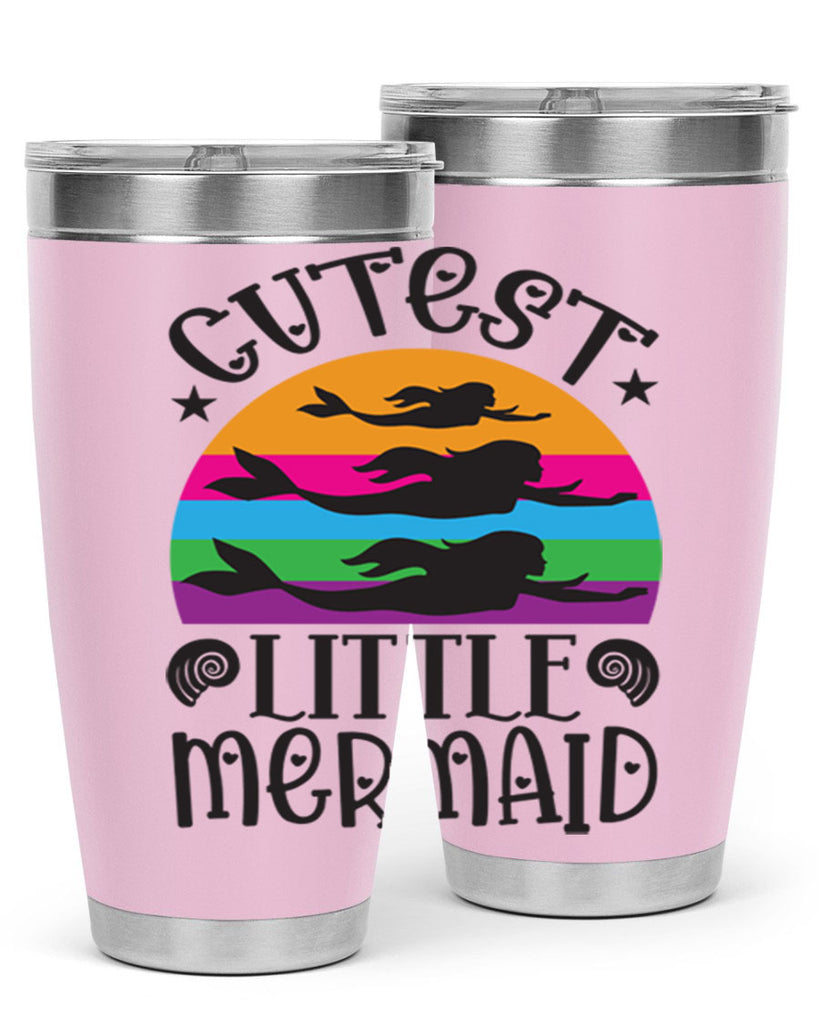Cutest little mermaid 96#- mermaid- Tumbler