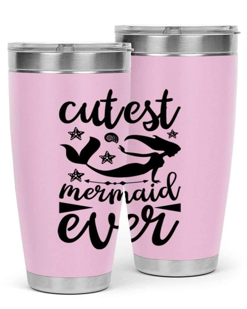 Cutest mermaid ever design 103#- mermaid- Tumbler